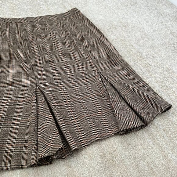 Sunhee Moon Cotton Plaid Midi Skirt 2 - Picture 3 of 9